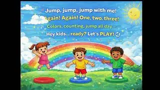 Jump, Count & Play! 🌈 Fun Color Action Song for Toddlers 🎵