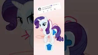 Rarity in Avatar world! 💟 #avatarworld #mylittlepony #rarity #makeover #shorts