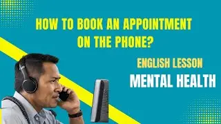 Book an appointment to see the therapist on the phone