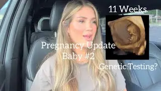 Pregnancy Update Baby #2: first appointment, Cystic Fibrosis genetic testing, 11 weeks pregnant