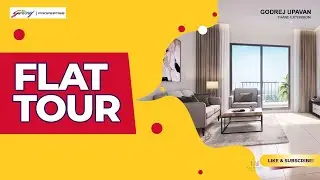 Flat Tour Of Godrej Upavan Thane Extension |  Godrej Properties Mumbai | Brochure Link 👇