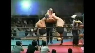 Roadwarriors vs Tenryu & Tsuruta 1985 06 05