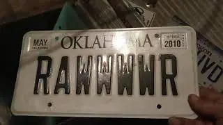 10 Year license plate collection gone....Time to Start over