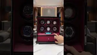 Keep your timepieces automatic wound - Driklux watch winder box for 6