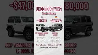 Underdog Wins: Jeep Wrangler Rubicon vs Mercedes-AMG G 63 | Trail vs Luxury