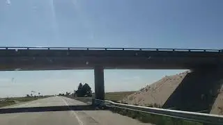 Crossing into Colorado through the border from I-70 West in Kanorado, Kansas