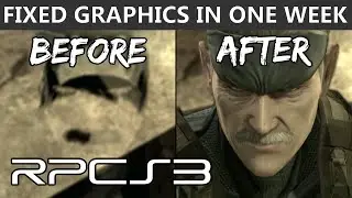 RPCS3 - Metal Gear Solid 4 graphics fixed in one week! (4k Gameplay)