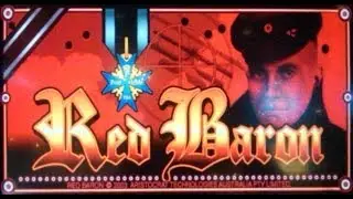 Aristocrat Technologies - Red Baron Slot Bonus Re-Trigger!!  ~NICE WIN~