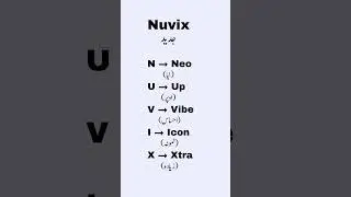 NUVIX Meaning | Creative English Vocabulary Trick | Learn English Shorts