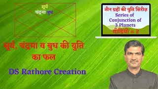 Suray Chandrama Aur Budh Ki Yuti | 3 Grahon Ki Yuti | Conjunction of Sun Moon and Mercury | Jyotish