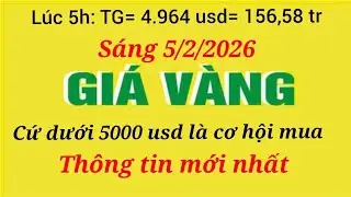 Giá vàng hôm nay 9999 ngày 5 tháng 2 năm 2026- GIÁ VÀNG NHẪN 9999- Bảng giá vàng sjc, 24k 18k