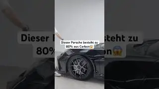 Wiegt dieser Porsche weniger als ein VW Golf 4 ? 😱 #autos #fypシ #porsche #carbon #viral
