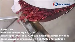 Brush Type Chili Dry Cleaning Machine
