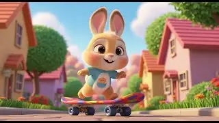 The Bunny Who Rode a Skateboard | Best Nursery Rhymes and Kids Songs Collection