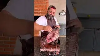 Tambaqui feito na churrasqueira
