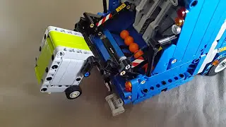 European garbage truck  LEGO IDEA editing