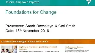 Foundations for Change