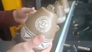 Conical Glass Bottle LED UV Screen Deco Printer CNC06