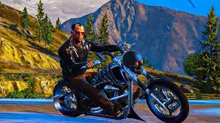 RIDING WITH A MOTORCYCLE ENJOYING BEAUTY WITH TREVOR - GTA 5 CINEMATIC - ROCKSTAR EDITOR