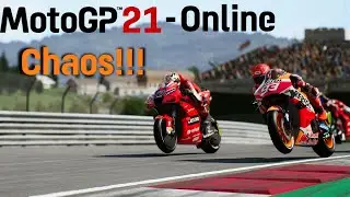 MotoGP 21 - Online episode 1 - 22 Man lobbies are chaos !!