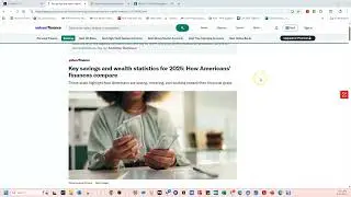 Investing Thoughts: Key Savings and Wealth Statistics for 2025 c/o @YahooFinance