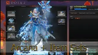 Arcana + Наборы предметов [Crystal Maiden]