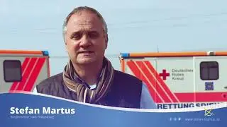 Stefan Martus beim Spatenstich DRK Rettungswache Philippsburg (Kreisverband Karlsruhe)