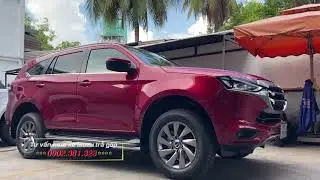 Giao Chiếc Xe Isuzu Mu-X Prestige AT Màu Đỏ Đô Bản Cao Cấp Đầu Tiên Ở Sài Gòn Cho Anh Năm Ở Bình Tân