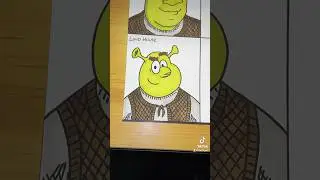 Shrek in 6 Cartoon Styles Part 2 #shorts #shrek