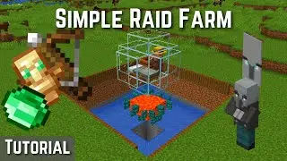 How to Build a SIMPLE Raid Farm in Minecraft