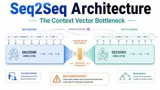 Seq2Seq Explained: Encoder-Decoder Models and the Context Vector Bottleneck