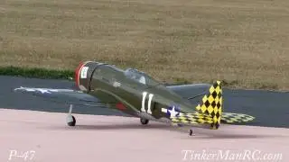 Hangar 9  P-47 150 Thunderbolt Maiden Flight
