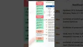 DOWNLOAD MHT-Cet ADMIT CARD LINK IN COMMENT BOX | DotCode Tutorial |