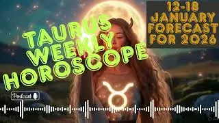 TAURUS | 12-18 January 2026 | Weekly Horoscope | #horoscope #astrology #forecast