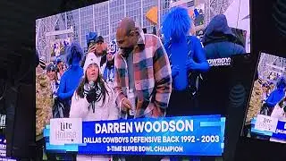 Dallas Cowboys Miller Lite house pregame toast Darren Woodson 1/14/24