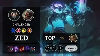 Zed Top vs Renekton - EUW Challenger Patch 10.15