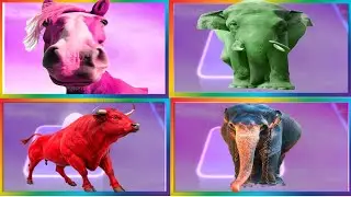 Tiles Hop - Mammoth🆚 Elephant 🆚 Funny Mammoth 🆚 Funny Elephant  🎶 Tiles Hop EDM Rush