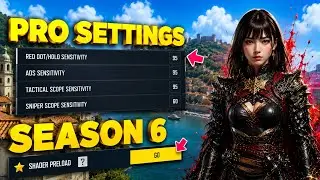Best PRO Sensitivity Settings in CODM! (Season 6) | codm br settings | call of duty mobile | codm br