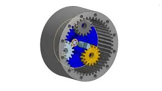 Final Drive Planetary Gear | Onshape | DIY Excavator #onshape #planetarygear #excavator #finaldrive