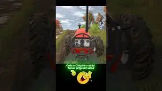 Cade o Chiquinho atr&aacute;s! Trator gritando! #farmingsimulator25 #fs25gameplay #farming #humor #memes