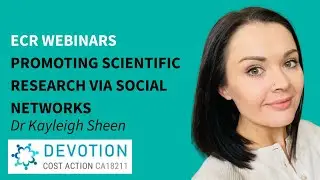 ECR Webinars: Advertising via Social Networks by Dr Kayleigh Sheen