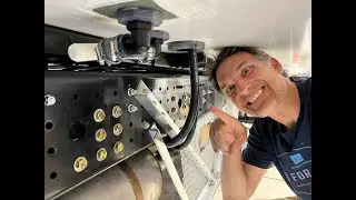 How to make Water-tight, Air-tight and Solid thru the camper floor plumbing connections.