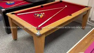 Classic Pool Dining Table in Oak