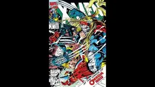 Wolverine Vs Omega Red! X-Men 5, by Jim Lee and John Byrne, Marvel Comics 1992