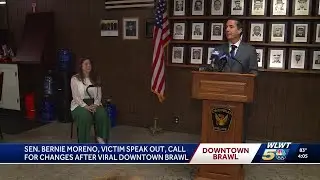Ohio Sen. Moreno, victim speak out and call for change after downtown brawl