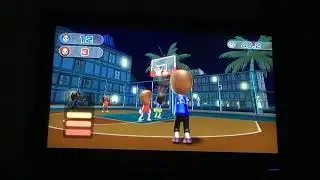 Wii Sports Resort Series: Basketball Pickup Game (Eli vs. Elisa)
