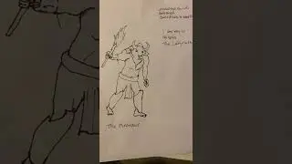 The minotaur and Theseus