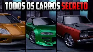 Todos os CARROS SECRETO de NFS CARBON