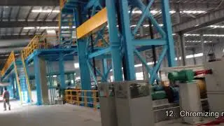 DM Coil coating heating room production line.