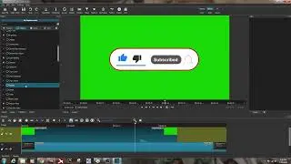Shotcut Subscribe Button Animation Tutorial - Green Screen